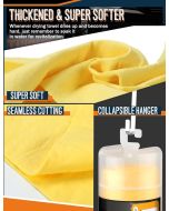 1 Car Wash Chamois Shammy Towel Synthetic Super Absorbent Drying Cloth Wipe Auto